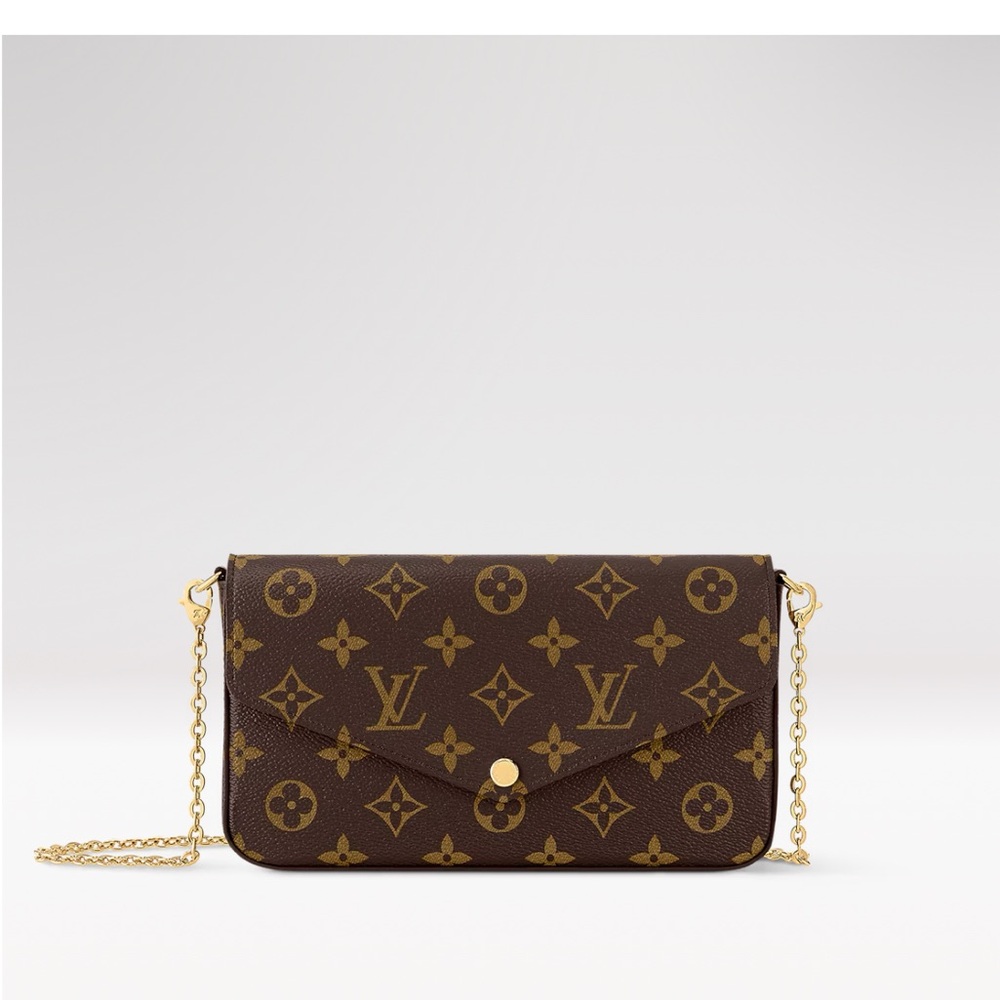 Louis Vuitton Felicie Pochette Monogram Chain Bag